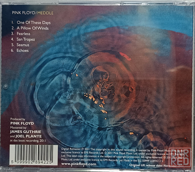CD диск Pink Floyd -Meddlle Донецк - изображение 2