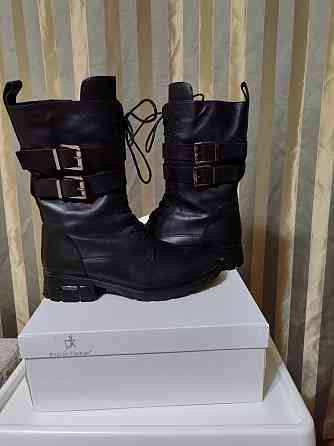 Кожаные зимние ботинки 41 размер Донецк