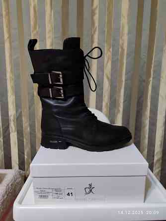 Кожаные зимние ботинки 41 размер Донецк