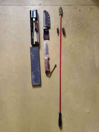 Оружие, средства чистки ружья, охотничий нож Донецк