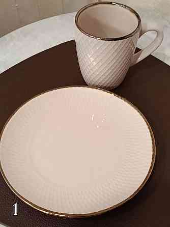 Керамические чашки с тарелками Донецк