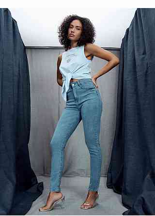 Джинсы скинни с высокой талией Донецк