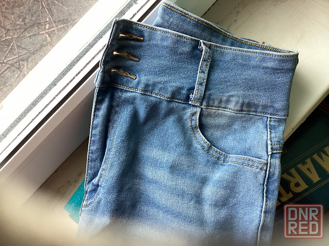 Срочно! Джинсы стрейч с высокой талией L Макеевка - изображение 3