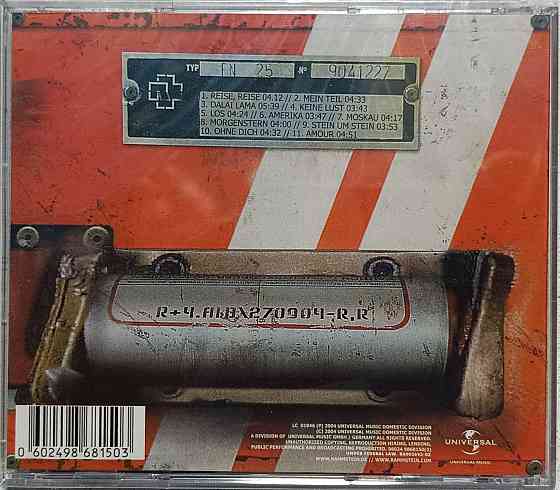 CD диск Rammstein -Reise,Reise- Донецк