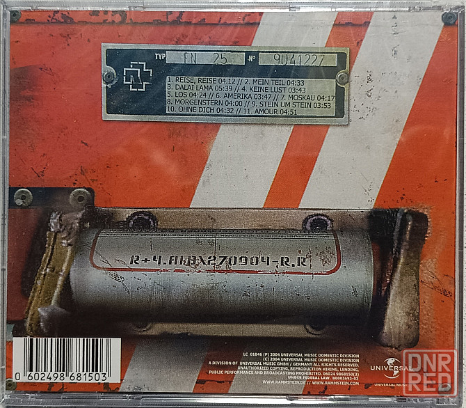 CD диск Rammstein -Reise,Reise- Донецк - изображение 2