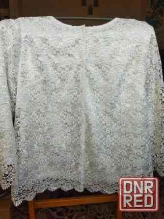 Шикарная кружевная блузка 52-64 р. Донецк