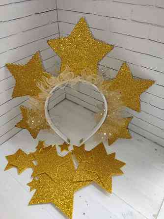 Ободок Снежинки, конфетки, короны на утренники Донецк