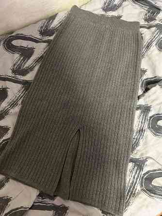 Серая теплая юбка Донецк