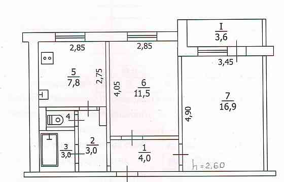 2-ком.в центре м-н Солнечный Макеевка