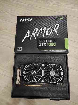 Видеокарта MSI GeForce GTX 1060 Armor OC 6GB GDDR5 и 1080 8 гб Донецк