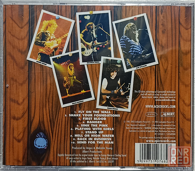 CD диск AC/DC - Fly On The Wall Донецк - изображение 2