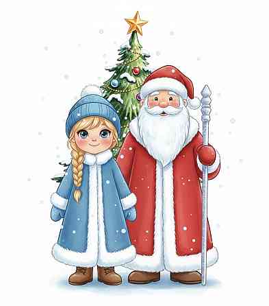 Дед Мороз и снегурочка Донецк