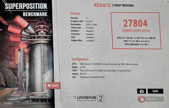 Видеокарта RTX 3080 Донецк