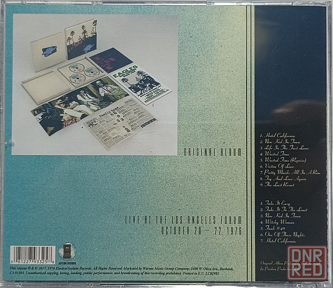CD диск "Eagles"-"Hotel California" Донецк - изображение 2