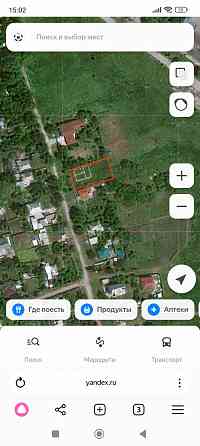 Земельный участок с фундаментом Донецк