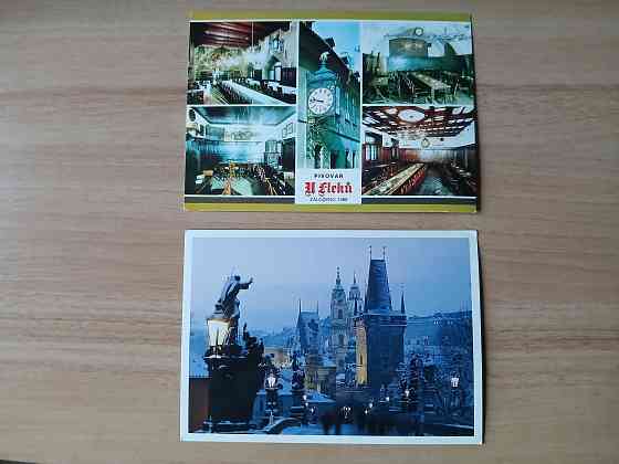 Открытки Прага Чехия. 2шт. Донецк