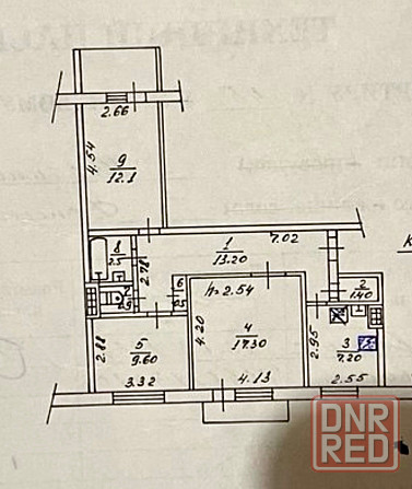 3-к Щетинина 22, 5/9, кооперативный дом Донецк - изображение 12