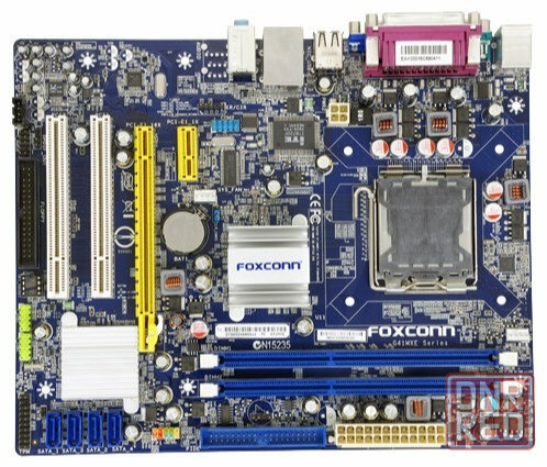 Материнская плата Foxconn G41mxe б/у (арт-3563) Донецк - изображение 1