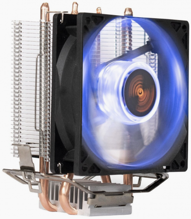 Кулер Exegate Ex286297rus Wizard Exx200-Pwm.Blue (Al+Copper, 2 трубки, Lga775/115*/1200/Am2-Am4/Fm1/ Донецк