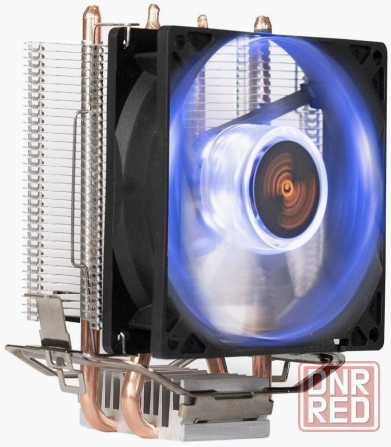 Кулер Exegate Ex286297rus Wizard Exx200-Pwm.Blue (Al+Copper, 2 трубки, Lga775/115*/1200/Am2-Am4/Fm1/ Донецк - изображение 1