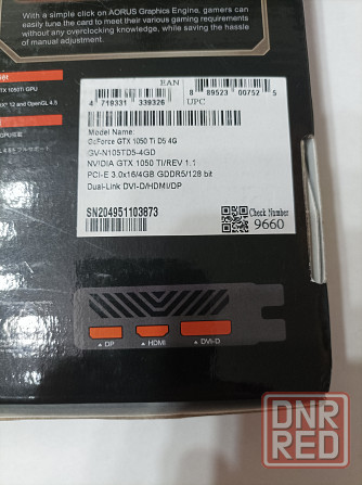 Видеокарта GIGABYTE GeForce GTX 1050 Ti Донецк - изображение 4