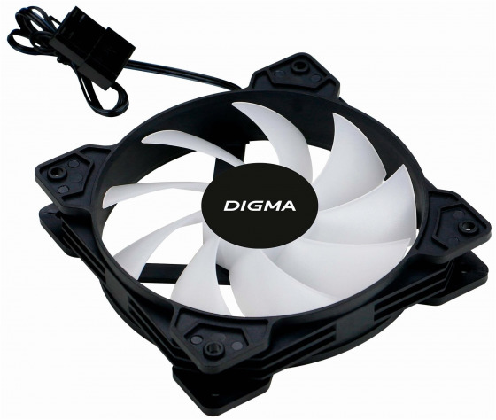 Вентилятор Digma Dfan-Frgb1, размер 120x120x25мм (арт-4304) Макеевка