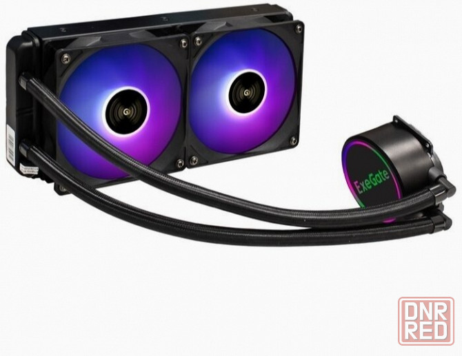 Водяное охлаждение для компьютера Exegate Blackwater-240v2. Pwm. Rgb (Ex293457rus) (арт-6770) Донецк - изображение 1