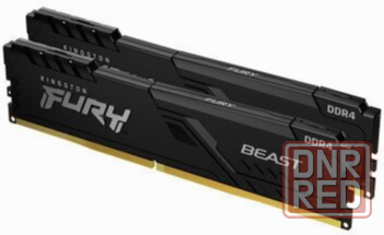 Оперативная память Ddr4 Kingston 16gb (2x8gb) 3600 Mhz Pc-28800 Fury Beast Black (Kf436c17bbk2/16) ( Донецк - изображение 1