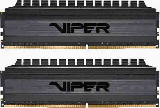 Оперативная память Dimm Ddr4 8gb 3200mhz Patriot Viper 4 Blackout (Pvb48g320c6k) (2x4gb Kit) (арт-90 Донецк