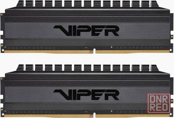 Оперативная память Dimm Ddr4 8gb 3200mhz Patriot Viper 4 Blackout (Pvb48g320c6k) (2x4gb Kit) (арт-90 Донецк - изображение 1