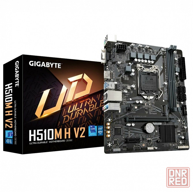 Материнская плата Gigabyte H510m H V2, Socket 1200, Intelh470, 2xddr4, Matx, Rtl (арт-8616) Макеевка - изображение 1