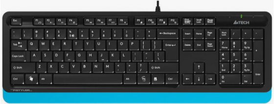 Клавиатура A4tech Fstyler Fk10 Black-Blue Usb черный (арт-6525) Донецк
