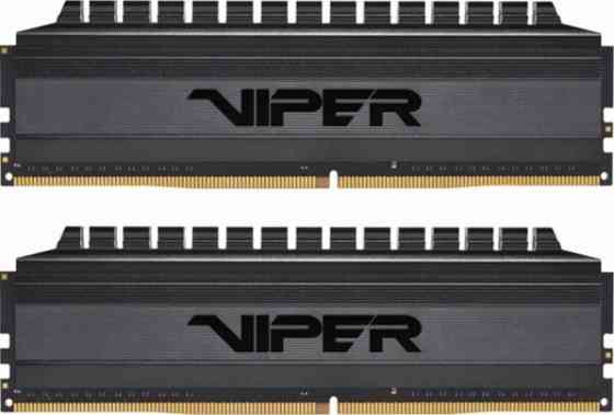 Оперативная память Dimm Ddr4 8gb 3200mhz Patriot Viper 4 Blackout (Pvb48g320c6k) (2x4gb Kit) (арт-23 Макеевка