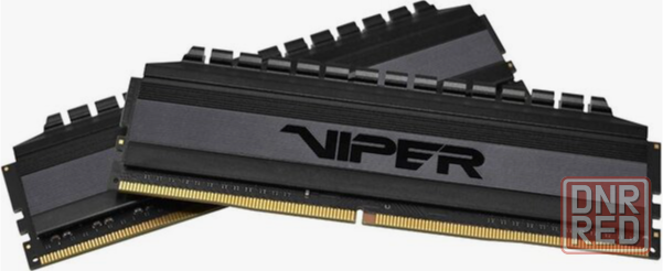 Оперативная память Dimm Ddr4 8gb 3200mhz Patriot Viper 4 Blackout (Pvb48g320c6k) (2x4gb Kit) (арт-23 Макеевка - изображение 2