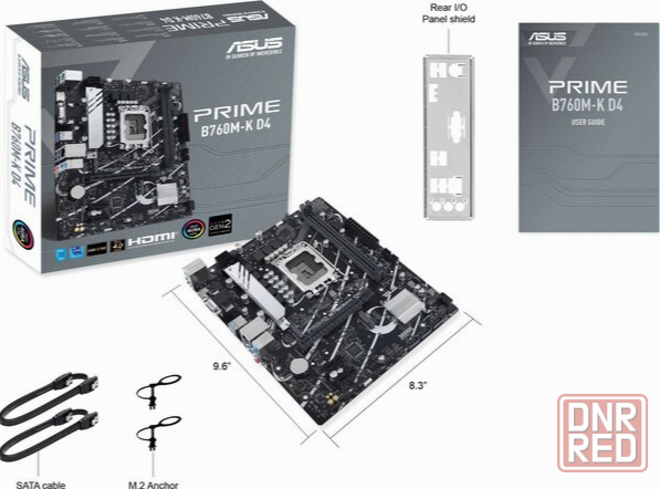Материнская плата Asus Prime B760m-K D4 Socket 1700 B760 2xddr4 1xpci-E 16x 2xpci-E 1x 4xsata Iii Ma Макеевка - изображение 2