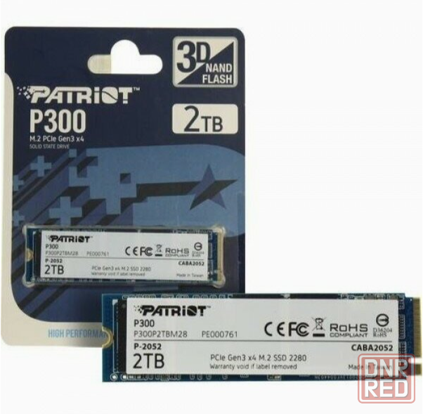 Твердотельный накопитель Ssd M.2 Nvme Patriot Memory P300 (P300p2tbm28) 2тб (арт-8513) Макеевка - изображение 1