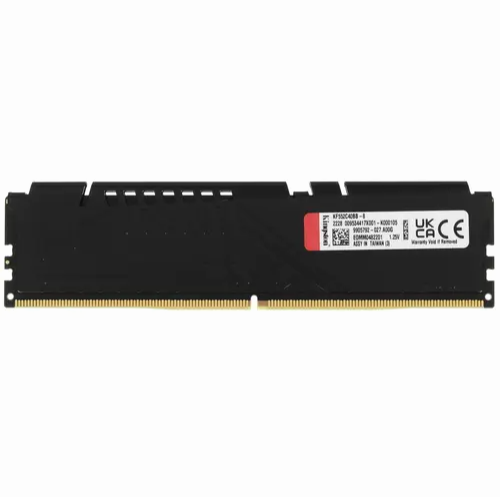 Kingston Fury Beast Black Ddr5 Dimm 5200mhz Pc-41600 Cl40 - 8gb Kf552c40bb-8 Oem (арт-9517) Донецк