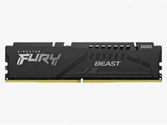 Kingston Fury Beast Black Ddr5 Dimm 5200mhz Pc-41600 Cl40 - 8gb Kf552c40bb-8 Oem (арт-9517) Донецк