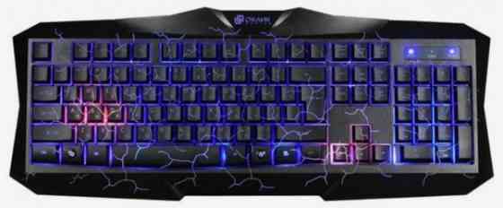 Игровой комплект Oklick Hs-Hkm100g черный 2.2м мониторы оголовье Hs-Hkm100g (арт-1428) Макеевка