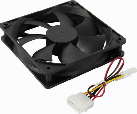 Вентилятор для корпуса 120x120 мм 5bites Fb12025s-12l4mx (4пин, 120x120x25мм, 1200 об/мин) (арт-2371 Макеевка