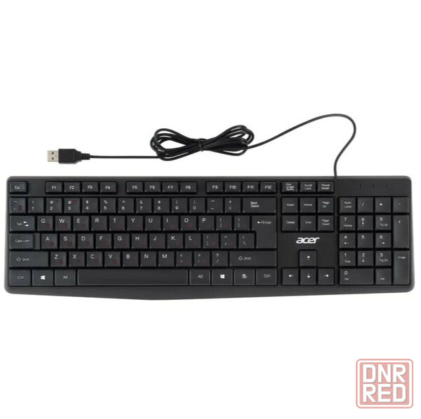 Клавиатура проводная Acer Okw121, Usb, черный Zl.Kbdee.00b (арт-4721) Макеевка - изображение 1