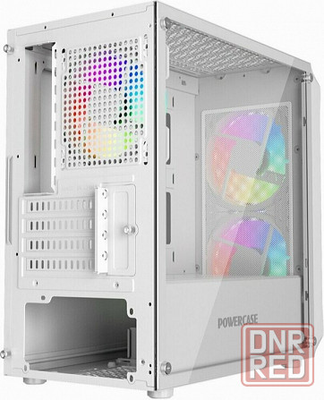 Корпус Powercase Mistral Micro A3w Argb, Tempered Glass, 2x 140mm Argb Pwm+1x 120mm Argb Pwm, белый, Макеевка - изображение 3
