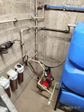 Услуги сантехника, устройство резервного водоснабжения Донецк