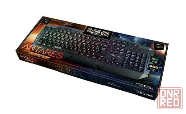 Игровая клавиатура Qumo Twins K68, с двумя накладками разного цвета, проводная, 104 клавиши, кнопка Макеевка - изображение 1