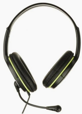 Компьютерная гарнитура Genius Hs-400a, черный/зеленый (арт-1758) Донецк