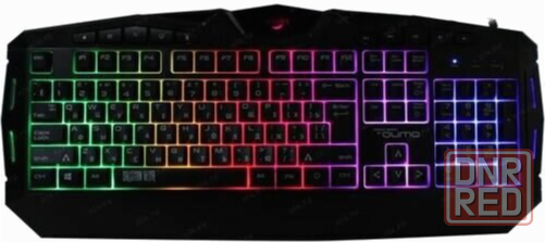 Клавиатура Qumo Antares K60, игровая, проводная, мембранная, 114 клавиш, Usb, подсв, чёрная (арт-879 Донецк - изображение 1