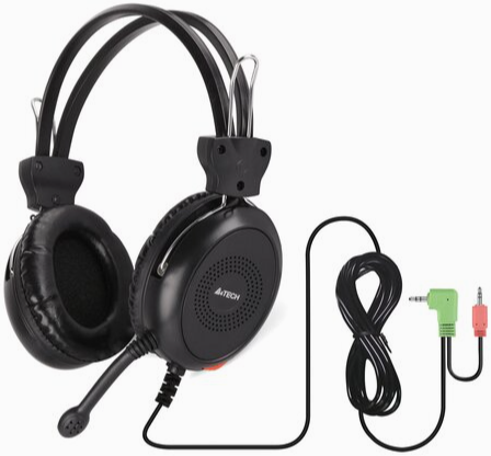 Гарнитура A4tech Hs-30, черный (арт-4839) Донецк