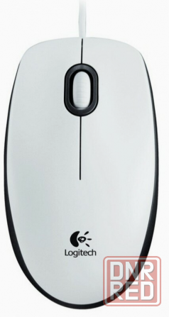 Мышь проводная Logitech B100 910-003360, 800dpi, белый (арт-7545) Макеевка - изображение 1