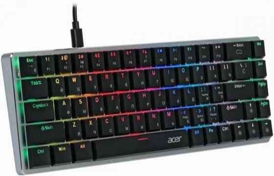 Игровая клавиатура Acer Okw302 механическая Led (Zl. Kbdcc.01c) (арт-7392) Макеевка