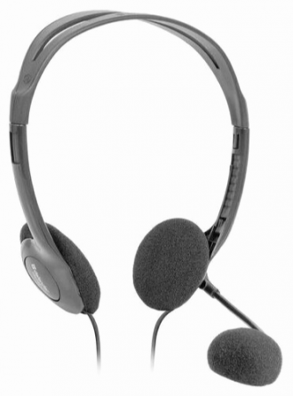 Наушники с микрофоном (гарнитура) Defender Hn-102, проводная, 1,8 м, стерео, с оголовьем, регулятор Донецк